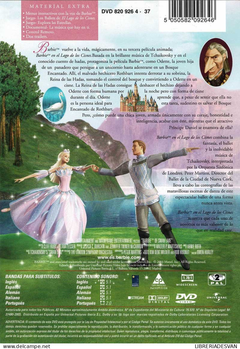 Barbie. El Lago De Los Cisnes. DVD - Altri & Non Classificati