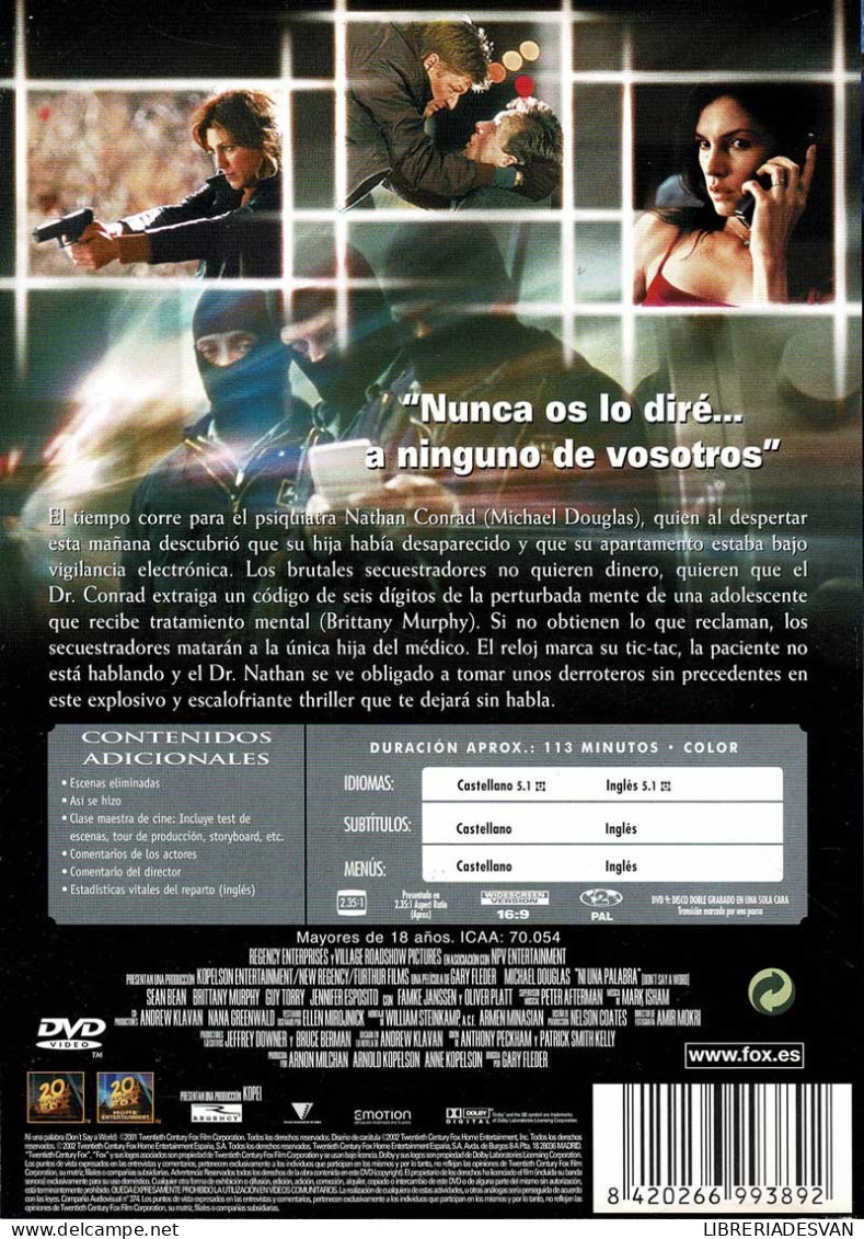 Ni Una Palabra. DVD - Altri & Non Classificati