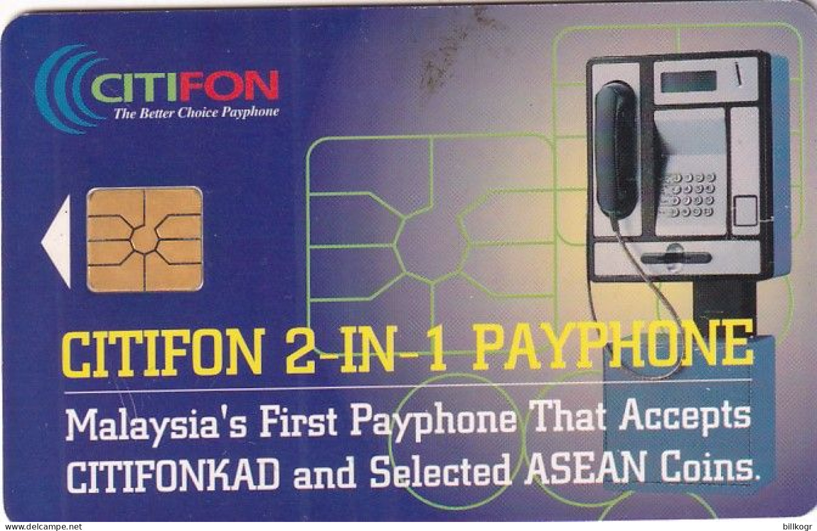 MALAYSIA - Citifon Cardphone, Used - Maleisië
