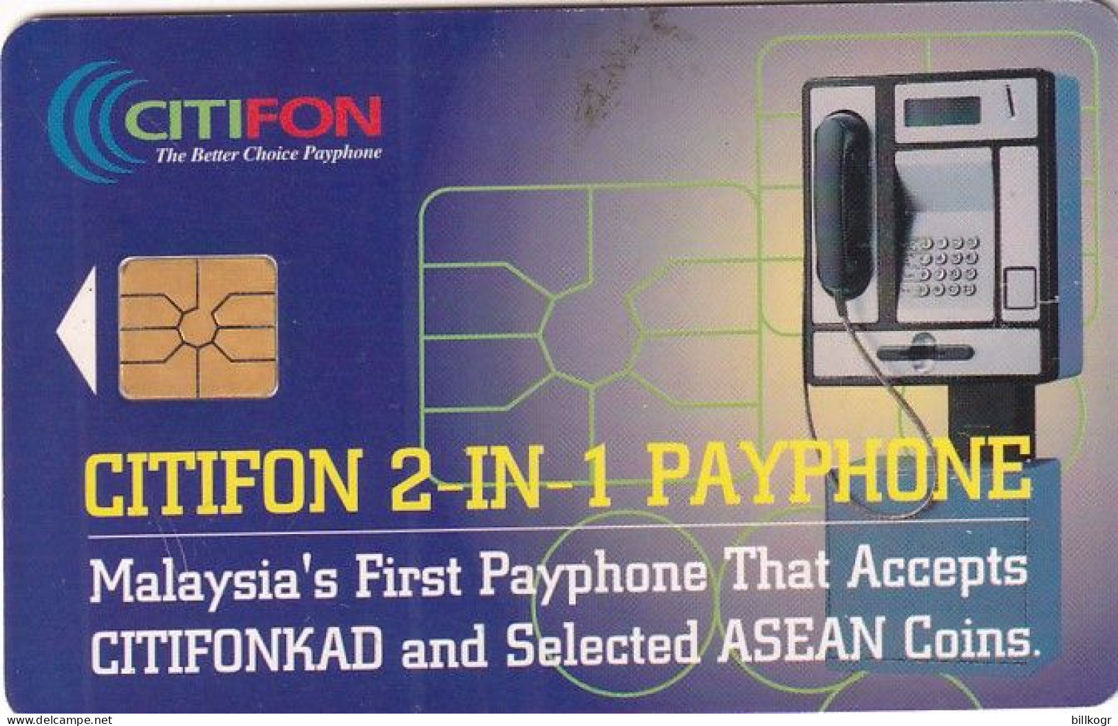 MALAYSIA - Citifon Cardphone, Used - Malesia