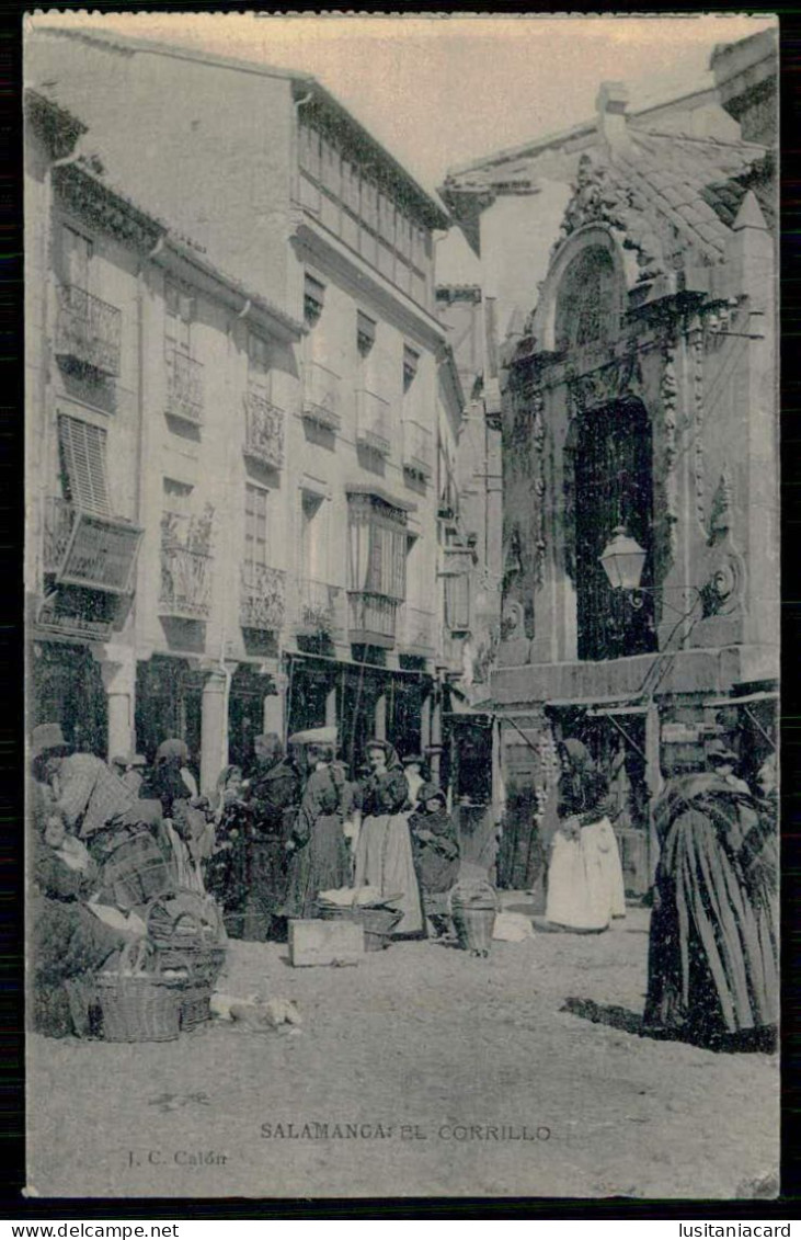SPAIN - SALAMANCA -El Corrillo ( Ed. J. C. Calón - Fototipia De Hauser Y Menet  )  Carte Postale - Shopkeepers