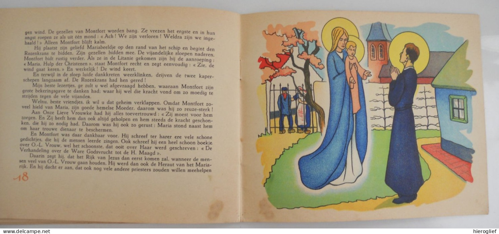 Het wonderbare leven van den Heiligen LOUIS-MARIE de MONFORT   uitgave v Monfortaans seminarie Rotselaar