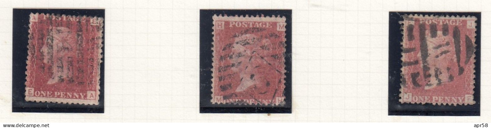 1858-70 1p Ie-hm-fj- - Used Stamps