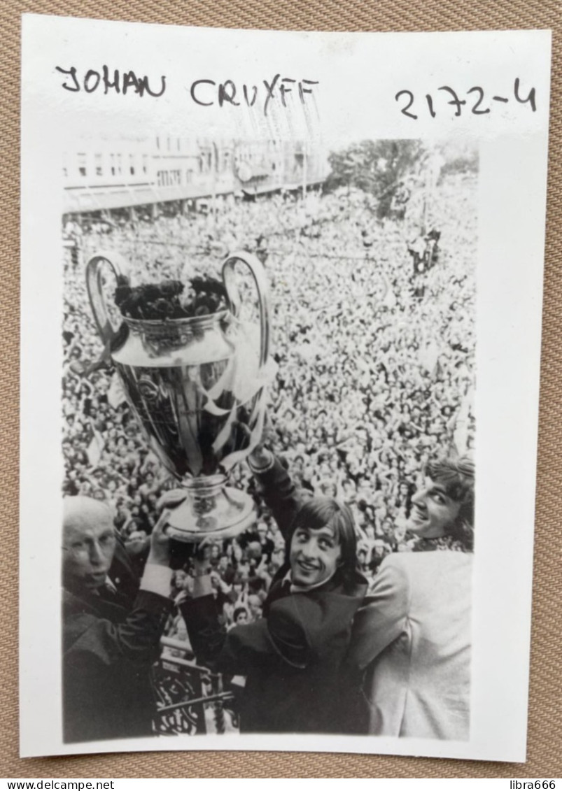 VOETBAL - 1971 Johan CRUIJFF, Ajax Europa Cup 1 - 12,5 X 9 Cm. (REPRO PHOTO ! - Zie Beschrijving - Voir Description) ! - Sports