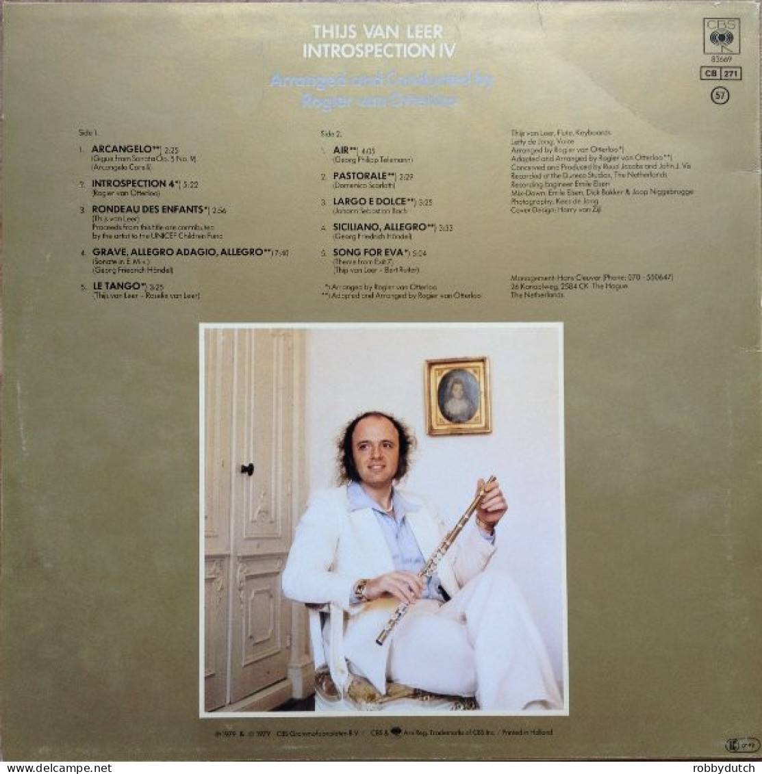 * LP *  THIJS VAN LEER / ROGIER VAN OTTERLOO - INTROSPECTION IV (Holland 1979  EX-) - Instrumental