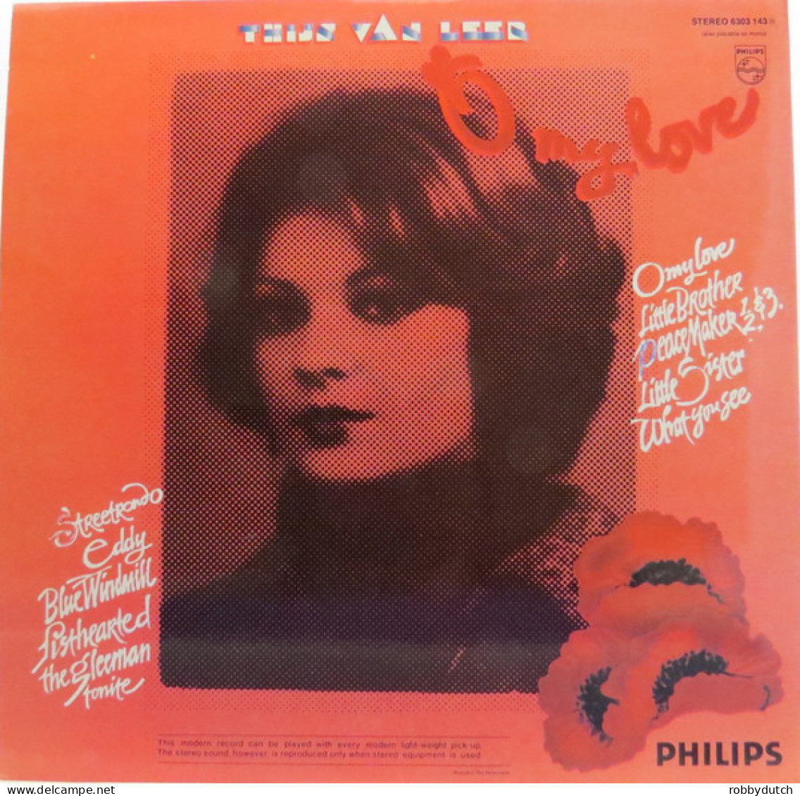 * LP *  THIJS VAN LEER - O MY LOVE (Holland 1975 EX!!) - Jazz