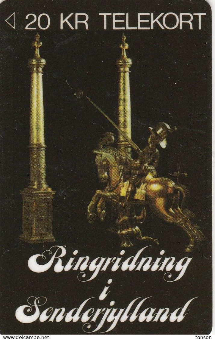 Denmark, TS 009, Riding At The Ring In Soenderborg, Horse, Mint Only 5.000 Issued, 2 Scans. - Danimarca