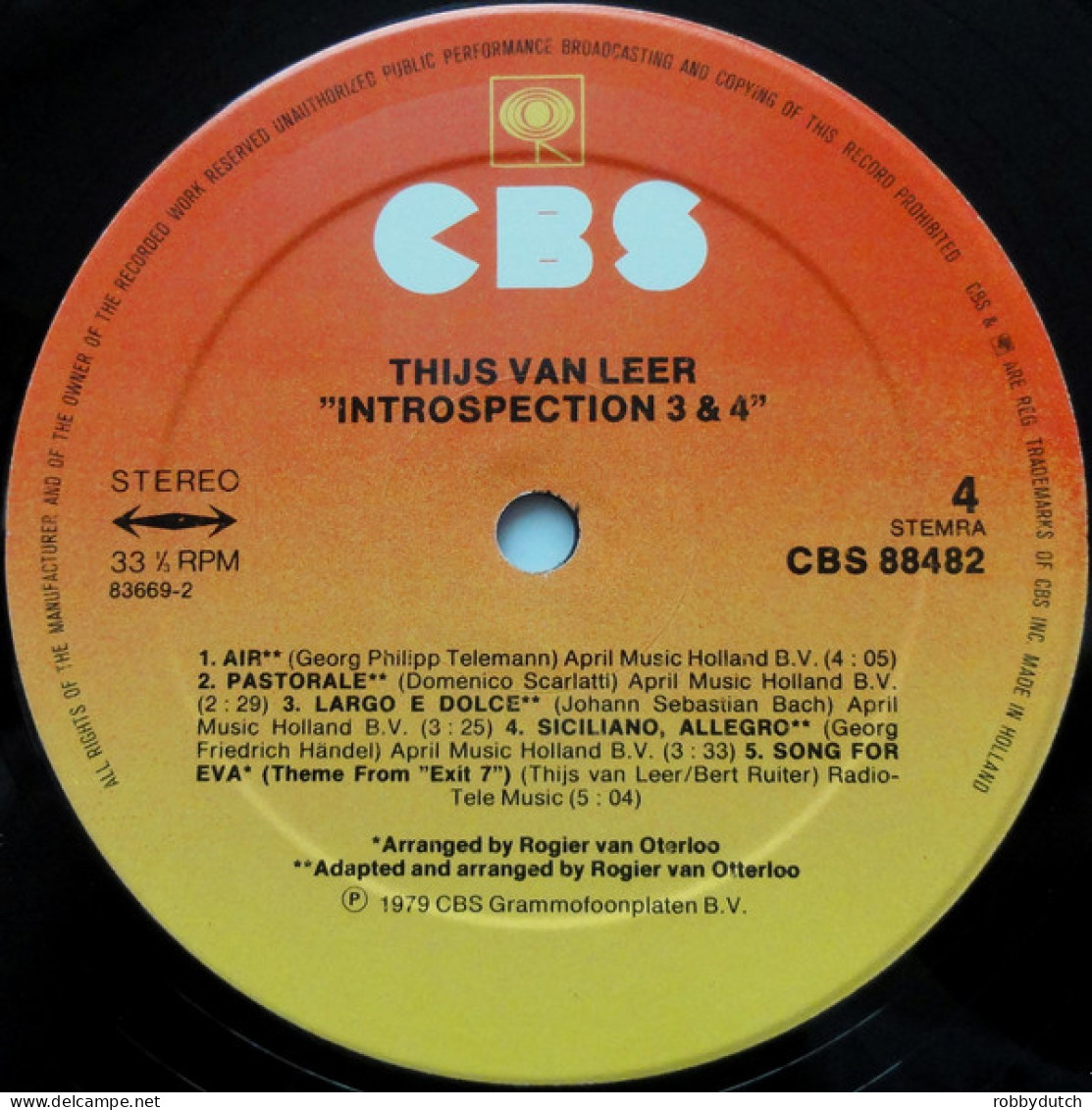 * 2LP *  THIJS VAN LEER - INTROSPECTION 3 & 4 (Holland 1979 EX-)