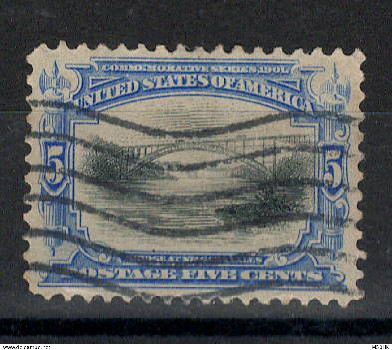 Etats Unis / USA - YV 141 Oblitéré , Exposition De Buffalo , Pont - Used Stamps