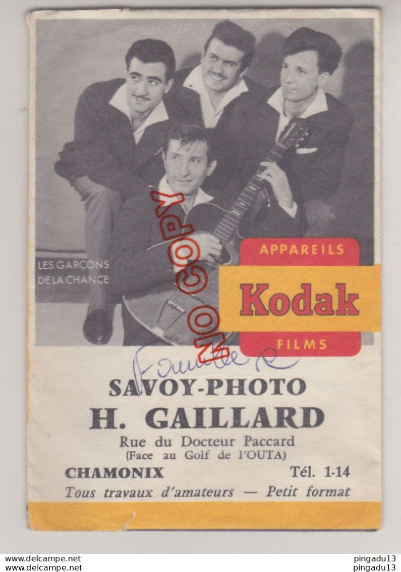 Fixe Pochette Savoy-Photo Chamonix Années 50 Bon état D'usage - Zubehör & Material