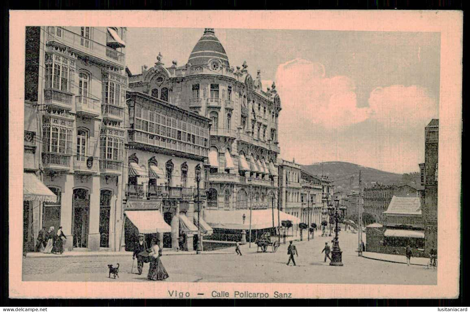 VIGO - Calle Policarpo Sanz. (  Nº I 90 ) Carte Postale - Pontevedra