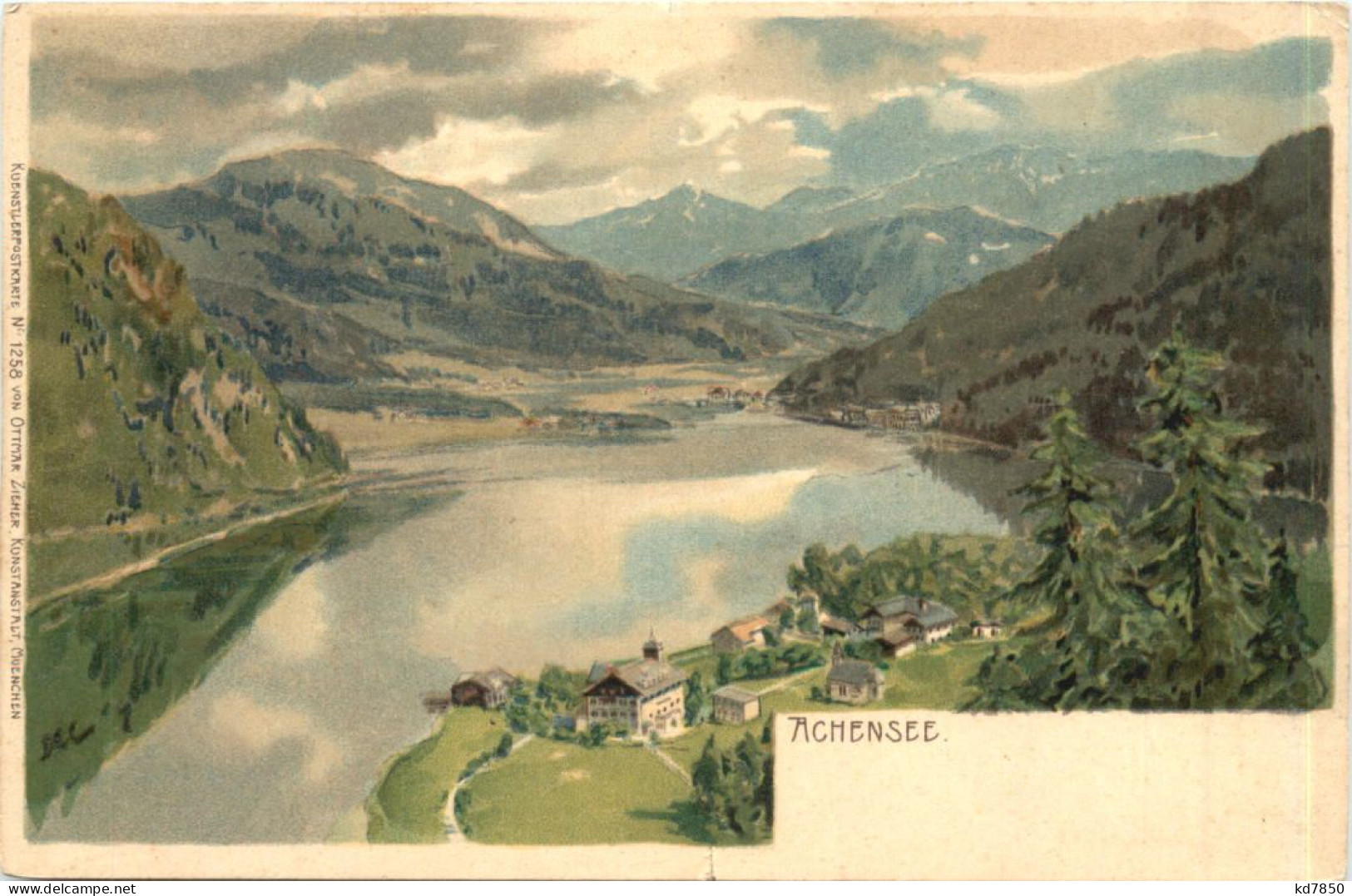 Achensee - Litho - Achenseeorte