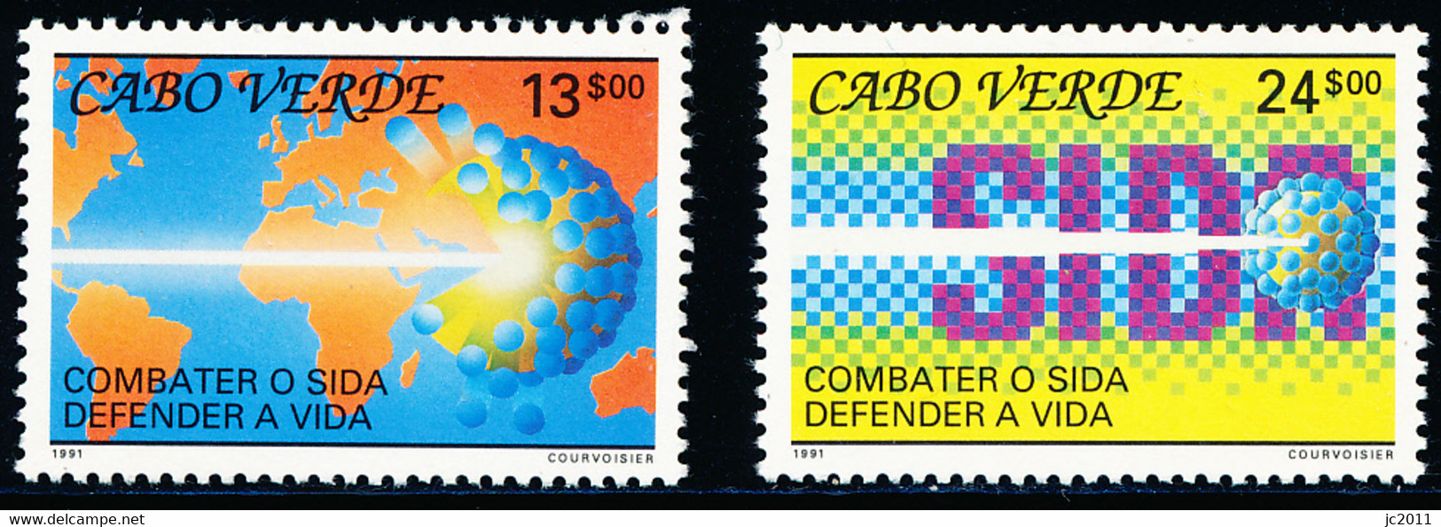 Cabo Verde - 1991 - AIDS - MNH - Cap Vert