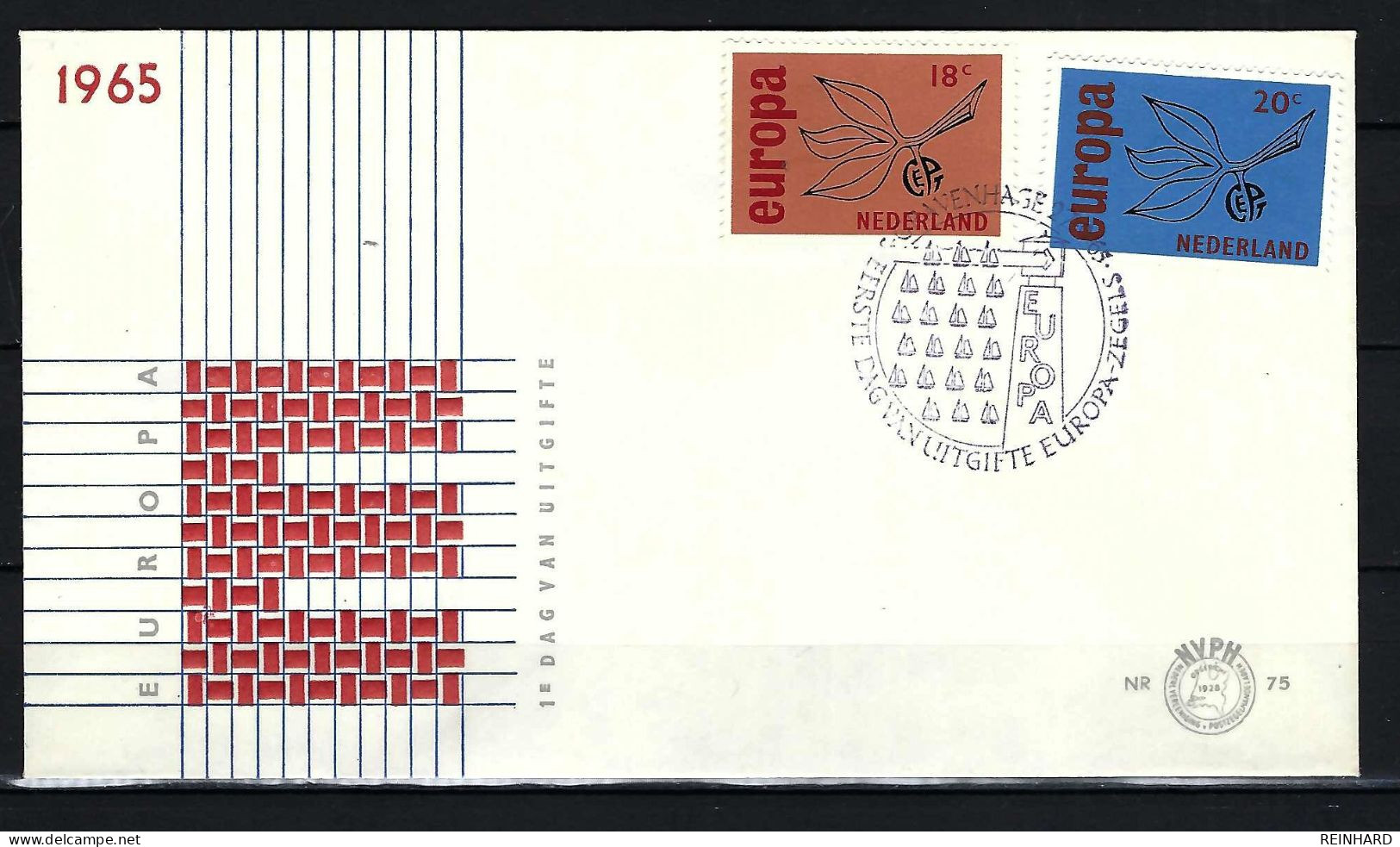 NIEDERLANDE FDC Mit Komplettsatz Der Europamarken 1965 - Siehe Bild - FDC