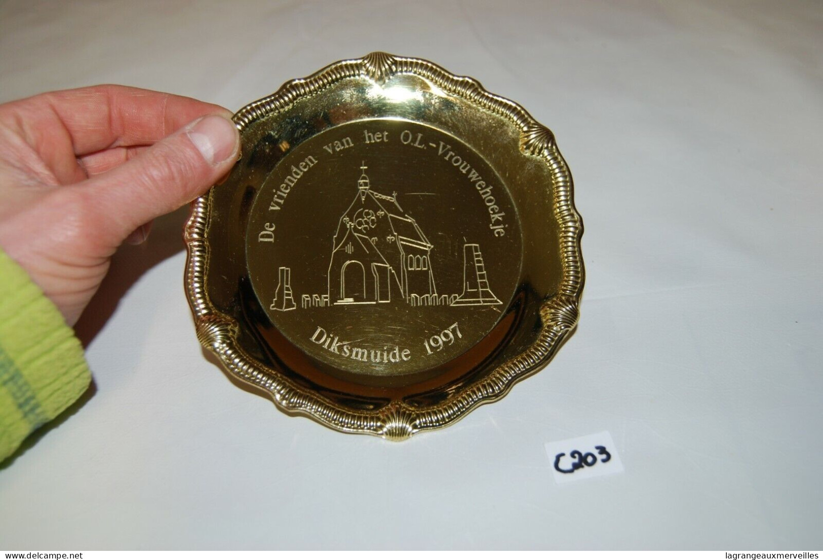 C203 Assiette Souvenir - Dikmuide 1997 - Recordatorios