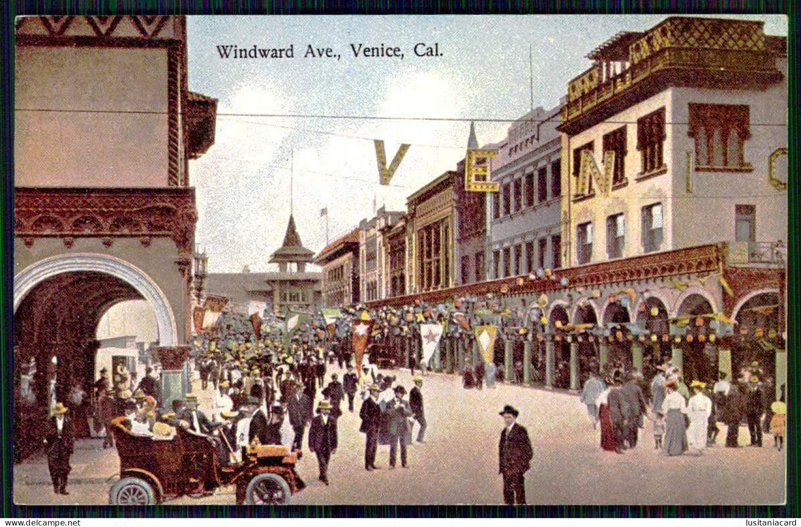 LOS ANGELES - VENICE - Windward Ave.( Ed.Venice Postcard Co) Carte Postale - Los Angeles