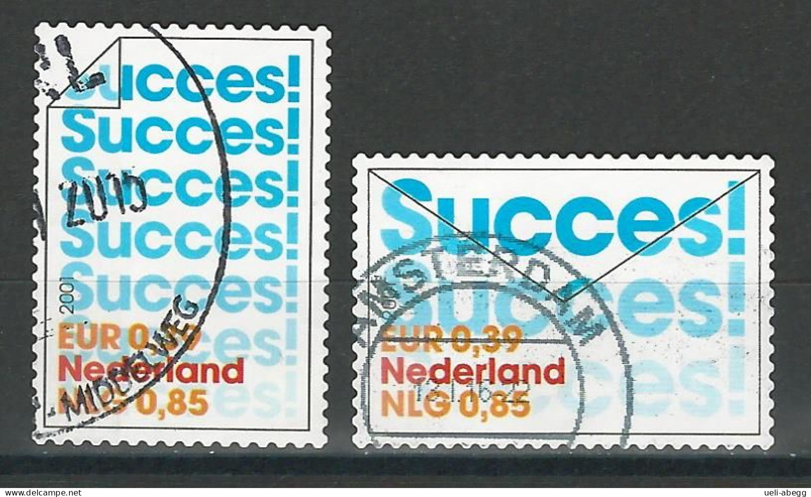 Niederlande NVPH 2004, 2007, Mi 1922, 1923 O - Usati