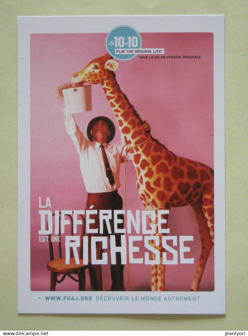 GIRAFE - Carte Publicitaire FUAJ - Auberge De Jeunesse La Rochelle - Giraffe