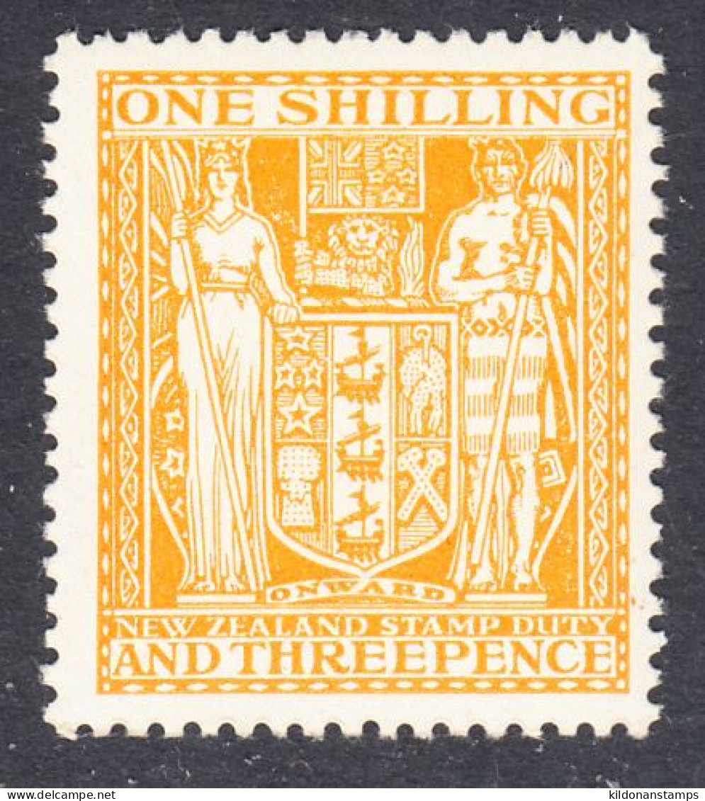 New Zealand 1940-58 Postal Fiscal, Mint No Hinge, Sc# AR 75, SG F191 - Steuermarken/Dienstmarken