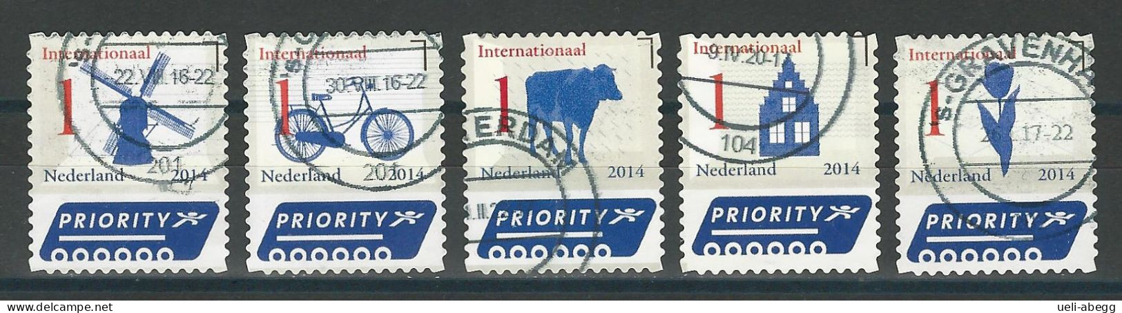 Niederlande NVPH 3150-54, Mi 3204-08 O - Used Stamps