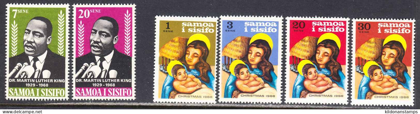 Samoa 1968 Mint No Hinge, Sc# 298-303, SG - Samoa (Staat)