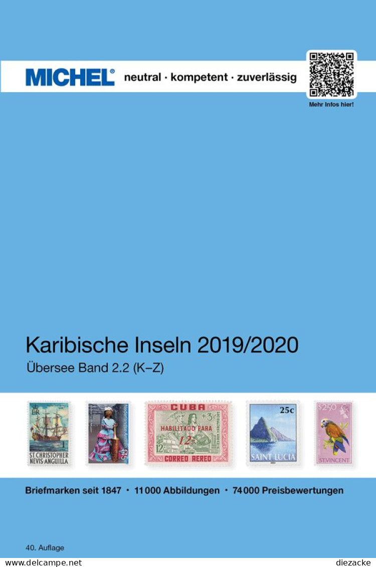 Michel Katalog Karibische Inseln 2019/2020 K-Z (ÜK 2/2) PORTOFREI! Neu - Autres & Non Classés