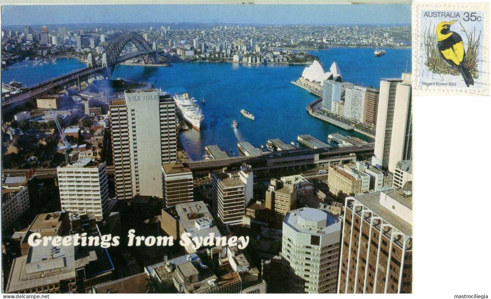 AUSTRALIA SYDNEY Greetings From... Panorama Nice Stamp - Sydney