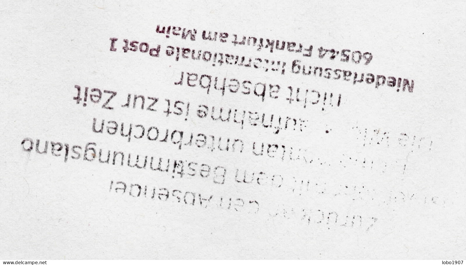 Corona Covid 19 2020 Postal Service Interruption "Zurück An Den Absender... " Reply Coupon Paid Cover Germany BAHAMAS - Bahamas (1973-...)