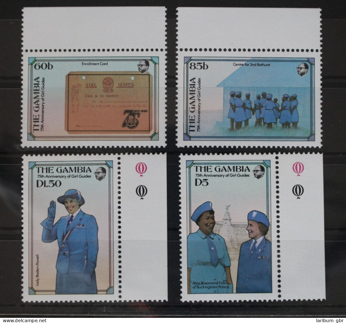 Gambia 600-603 Postfrisch Pfadfinder #WH543 - Gambie (1965-...)