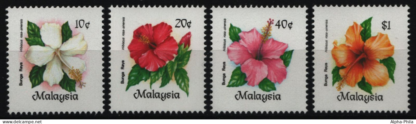 Malaysia 1984 - Mi-Nr. 293-296 ** - MNH - Blumen / Flowers - Malaysia (1964-...)