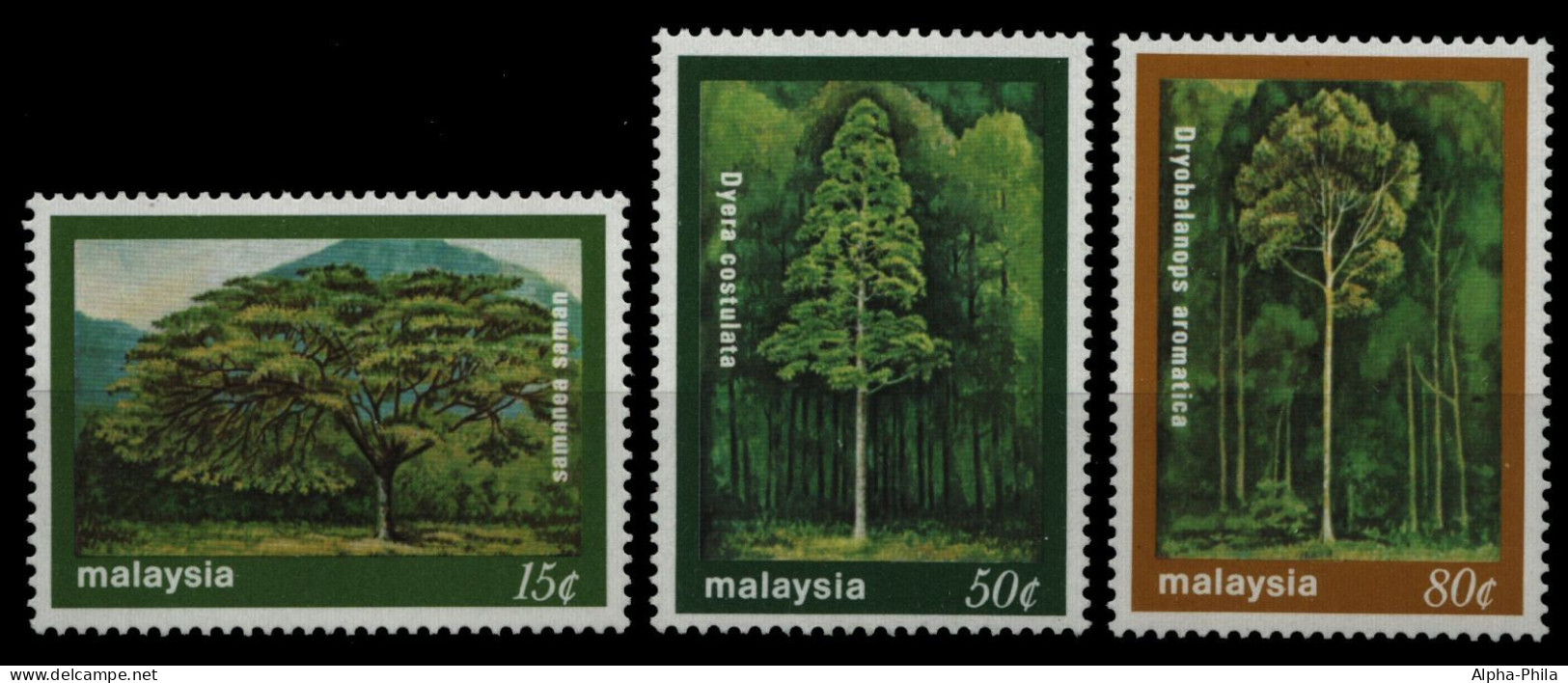 Malaysia 1981 - Mi-Nr. 231-236 ** - MNH - Bäume / Trees - Malaysia (1964-...)