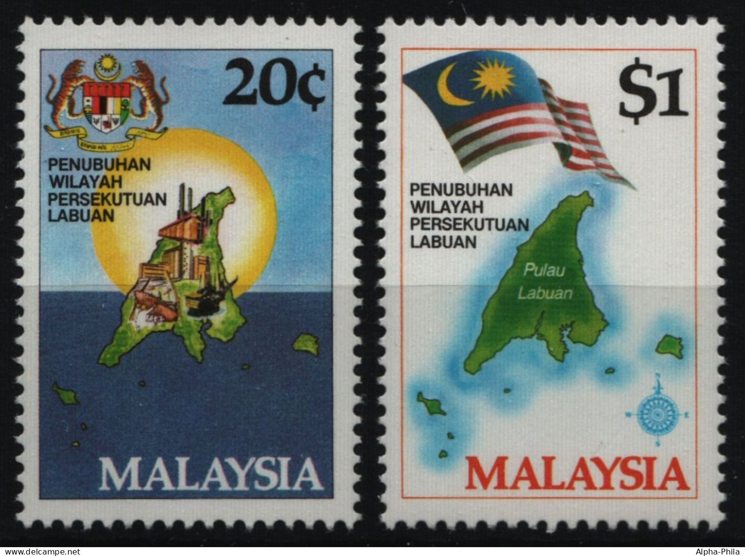 Malaysia 1984 - Mi-Nr. 278-279 ** - MNH - Bundesterritorium Labuan - Malaysia (1964-...)