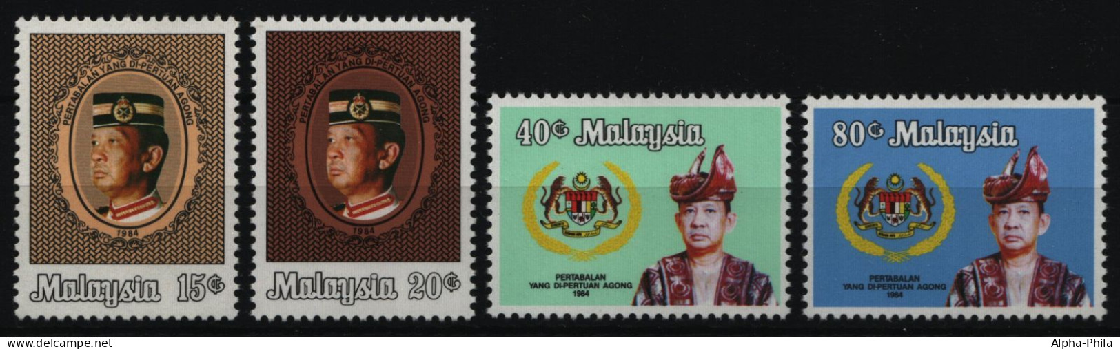 Malaysia 1984 - Mi-Nr. 289-292 ** - MNH - Sultan Iskander Al-Haj - Malaysia (1964-...)