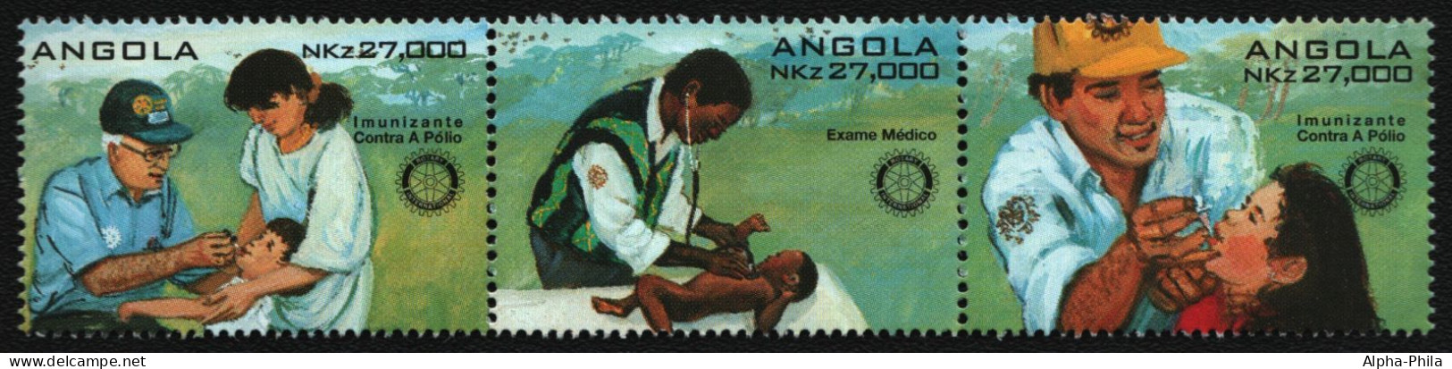 Angola 1995 - Mi-Nr. 992-994 ** - MNH - Rotary - Angola