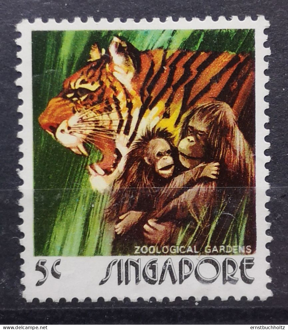 Singapur 1973 Tiger Und Orang-Utan SG 225** - Singapore (1959-...)