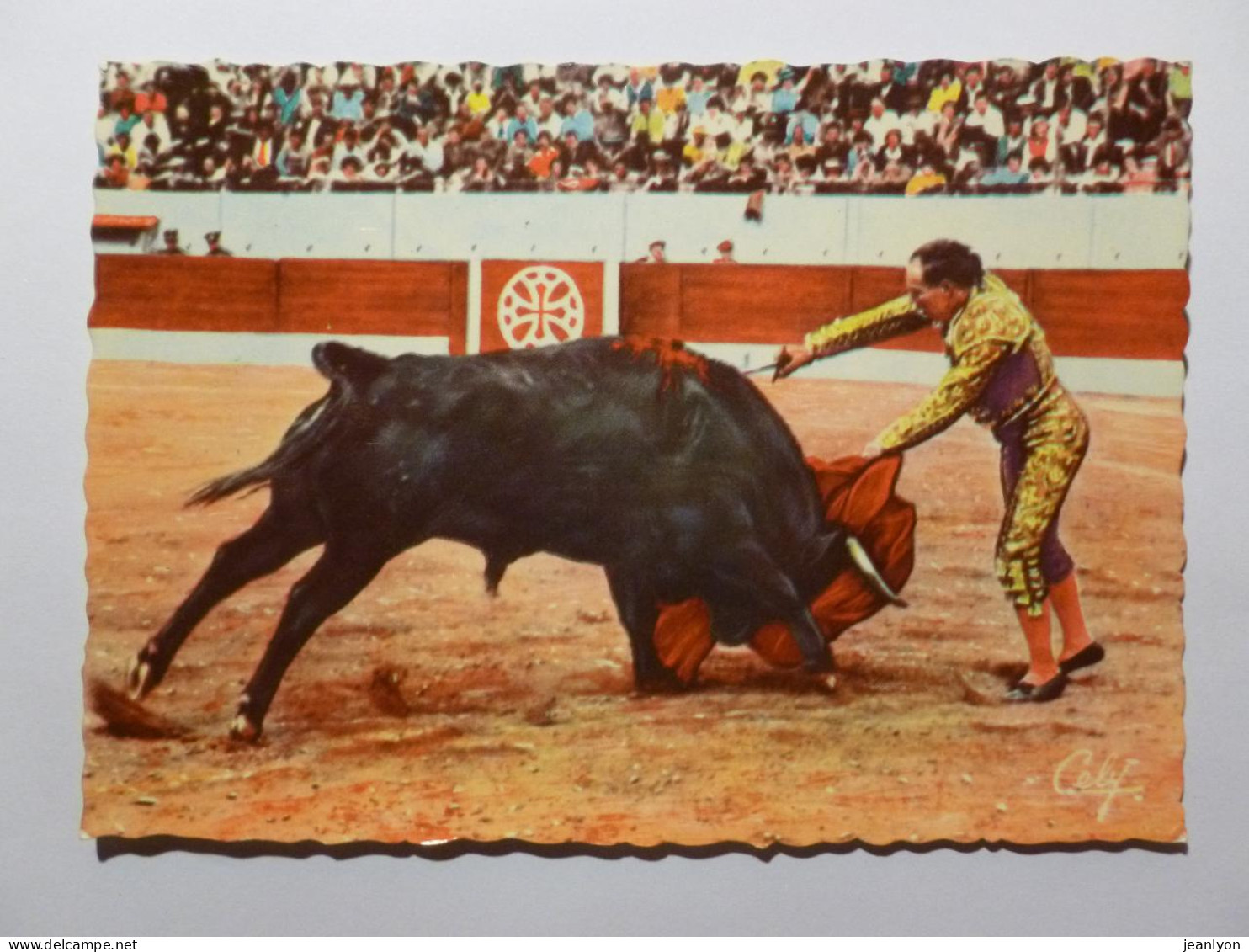 CORRIDA - Estocade De R. ORTEGA - TORERO / TAUREAU - Carte Postale - Corridas