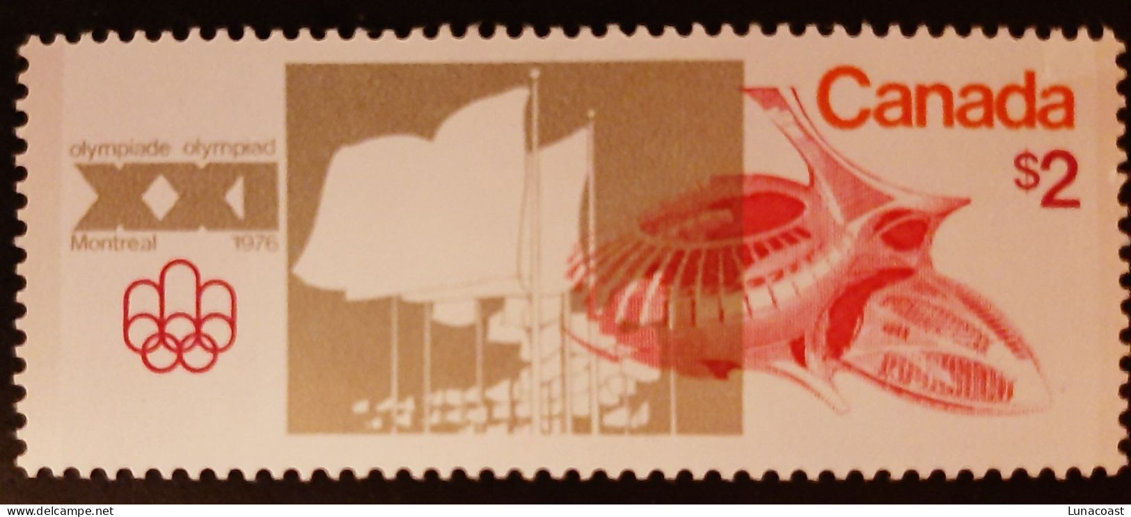 Canada 1976 MNH Sc #688**   2$  Olympic Stadium - Ongebruikt