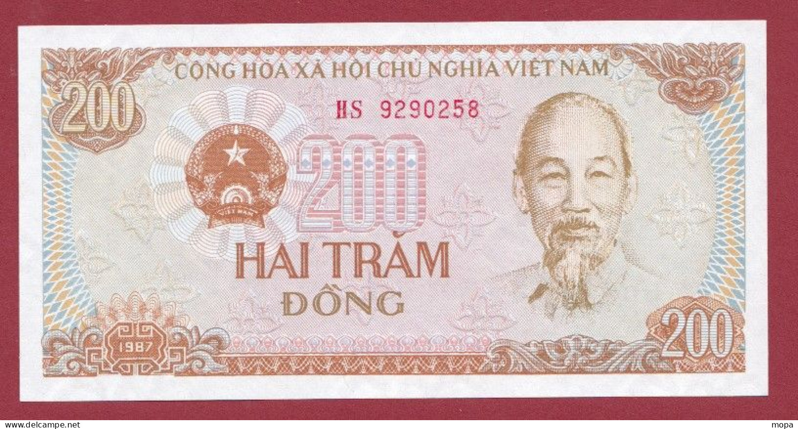 Viêt-Nam --200 Dong   --1987---UNC---(411) - Viêt-Nam