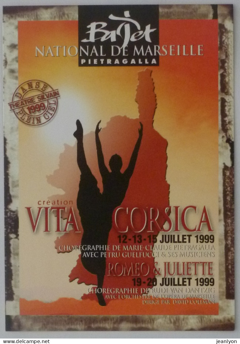 DANSE / CORSE - Vita Corsica - Ballet National De Marseille - Carte Publicitaire - Danse