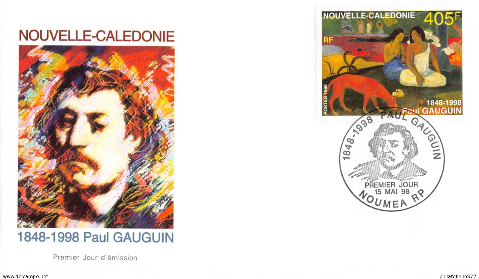 FDC - Tableau Gauguin, Oblit 15/5/98 - FDC