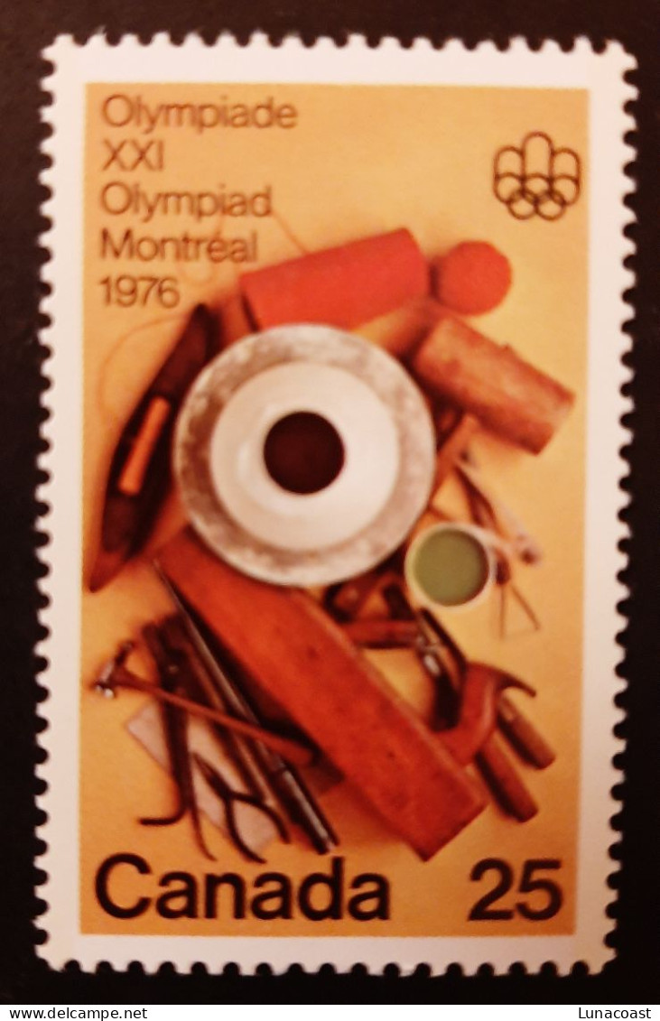 Canada 1976 MNH Sc #685**   25c Olympic Arts - Ongebruikt