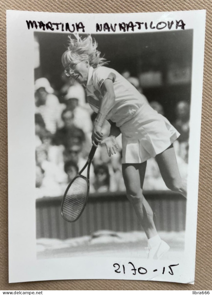 TENNIS - MARTINA NAVRÁTILOVÁ - 12,5 X 9 Cm. (REPRO PHOTO ! - Zie Beschrijving - Voir Description) ! - Sport