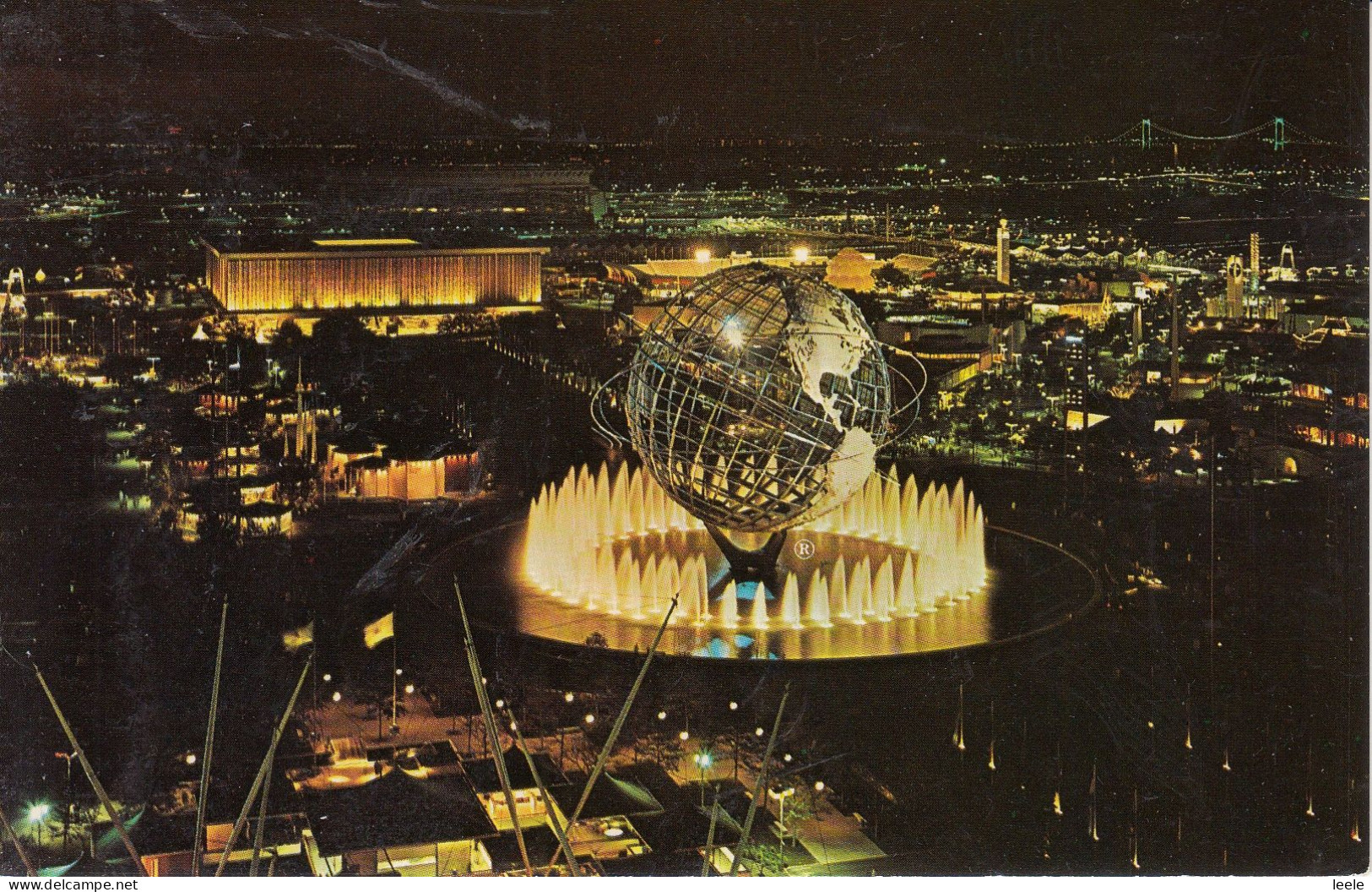 CG29. Vintage US Postcard. New York World's Fair. Unisphere. Peace ...... - Exhibitions