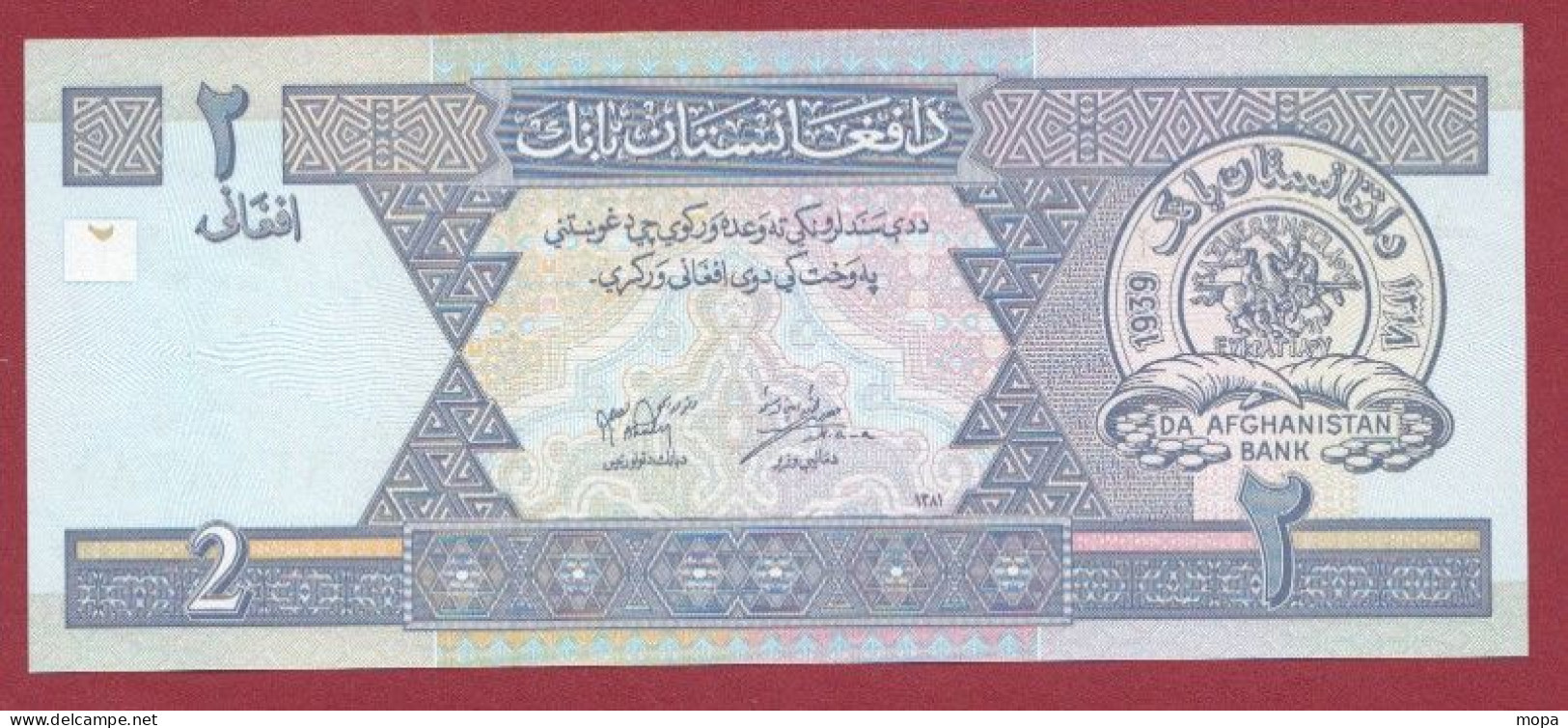 Afghanistan--2 Afghanis  --2002---UNC---(424) - Afghanistán