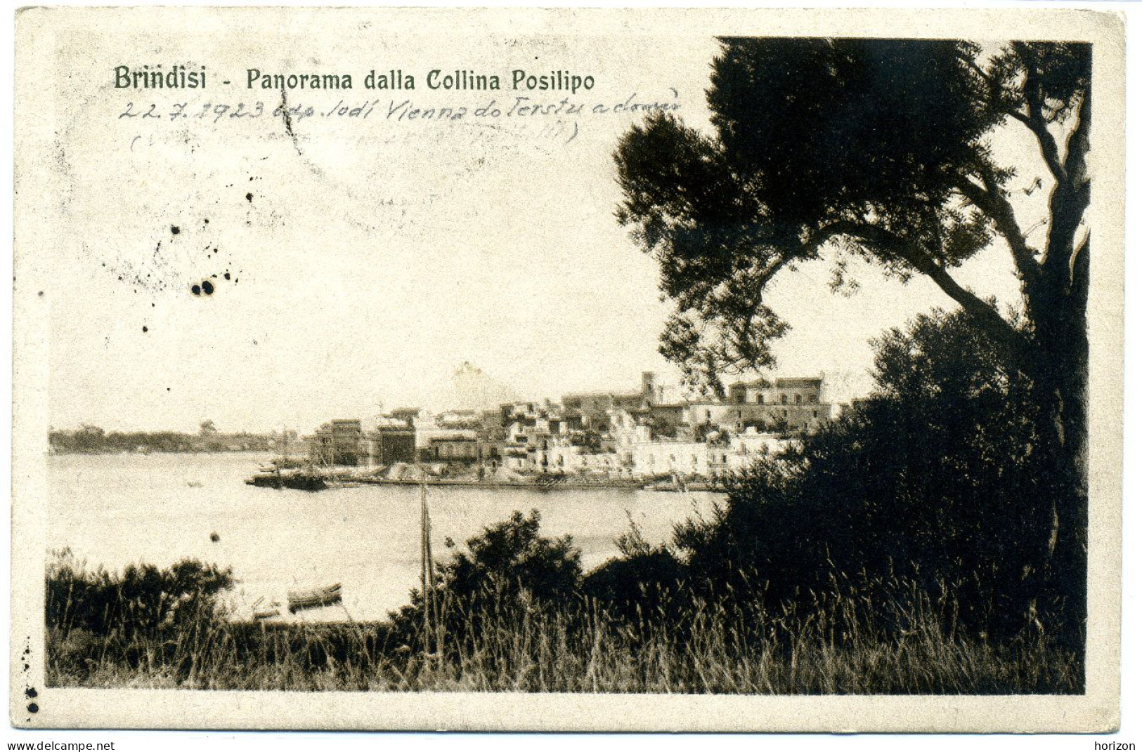 F.504  BRINDISI - Panorama Dalla Collina Posillipo - 1923 - Brindisi