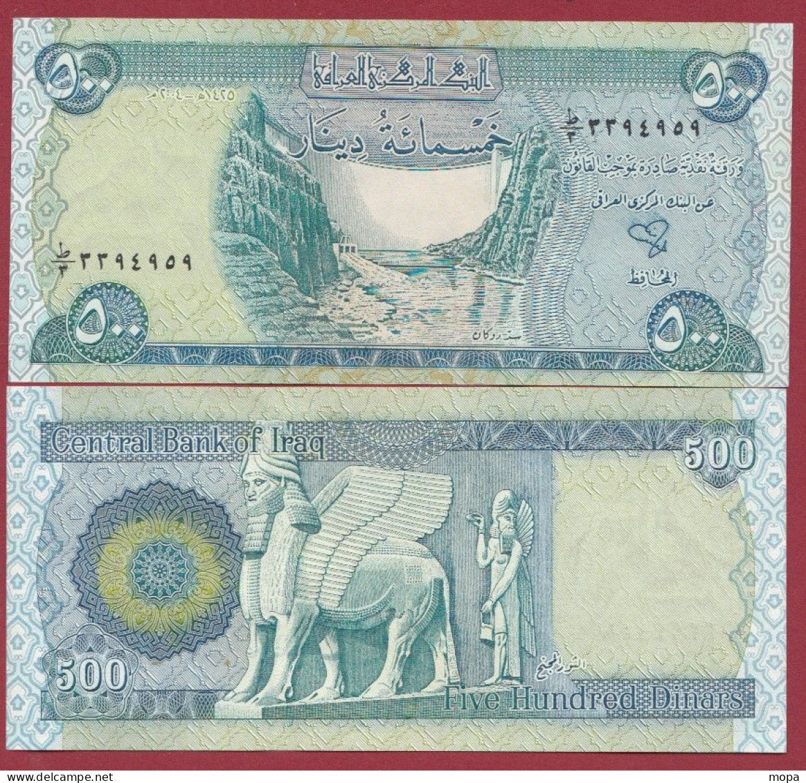 Iraq--500 Dinars  --2004---UNC---(430) - Iraq