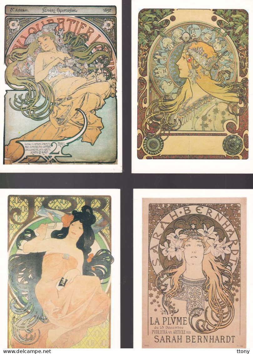 11 CPM   Illustrateur    Mucha Alphonse     Cartes Non Circulées   Nakladatelstvi Attalis Praha - Mucha, Alphonse