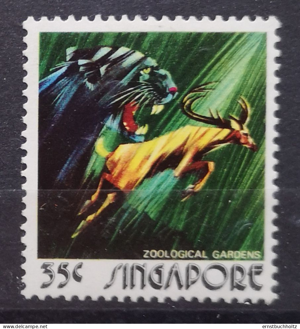 Singapur 1973 Leopard Und Thamin SG 227** - Singapore (1959-...)