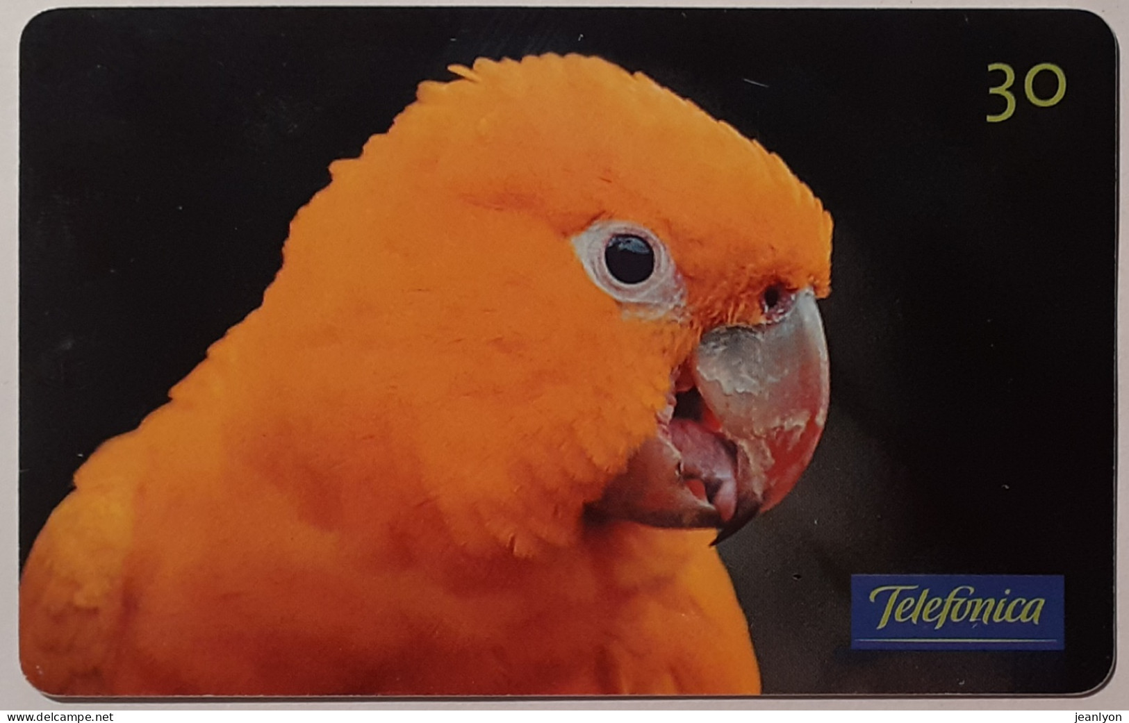 OISEAU / ARARAJUBA - PERROQUET BRESIL - Carte Téléphone Magnétique TELEFONICA - Parrots