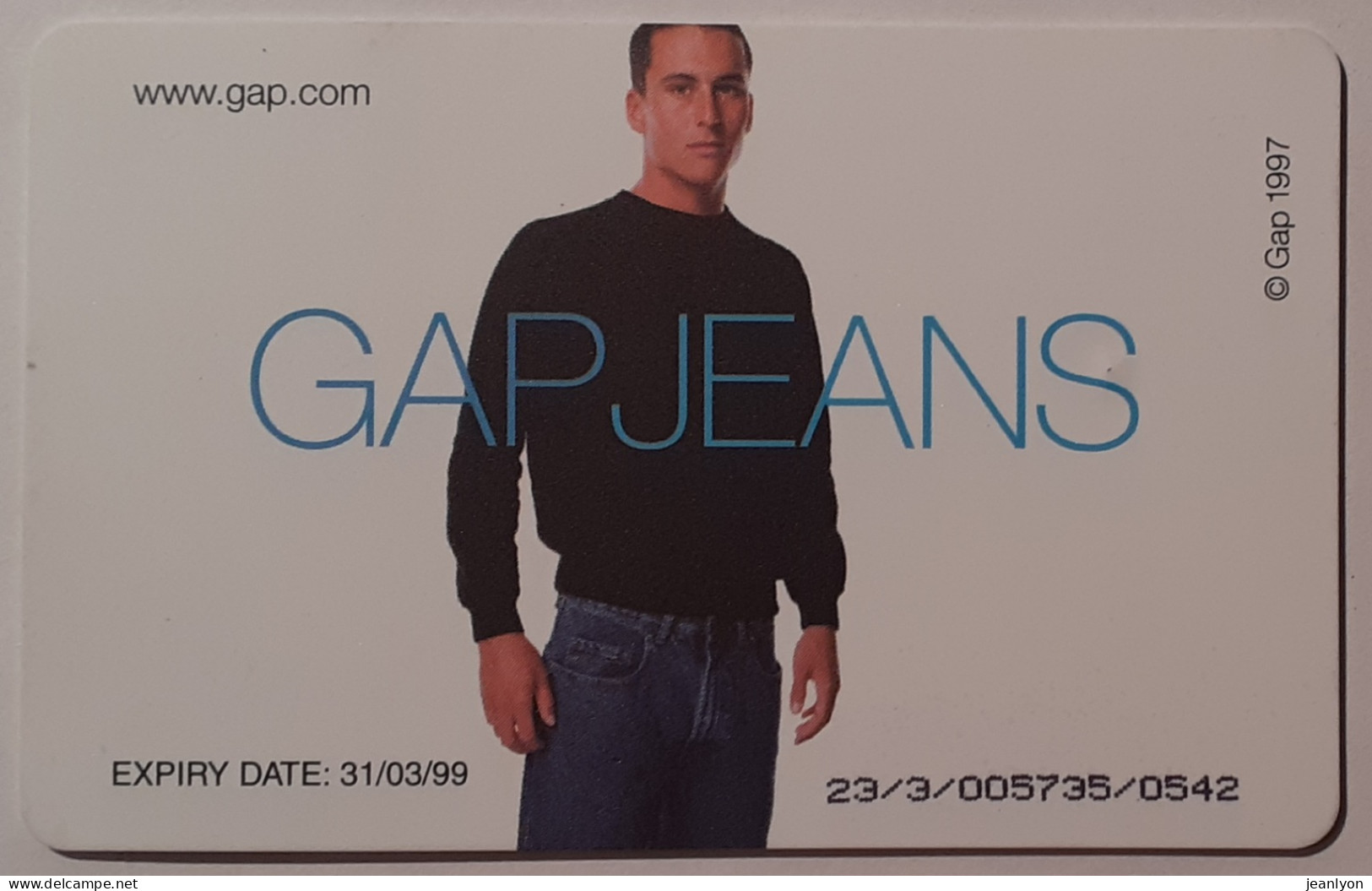 MODE - GAP JEANS / PANTALON - Carte Téléphone Brisith Telecom - Fashion